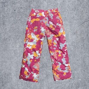 Roxy Pink Camo Quicksilver Snow Utility Pants 5000mm Girls 26x26